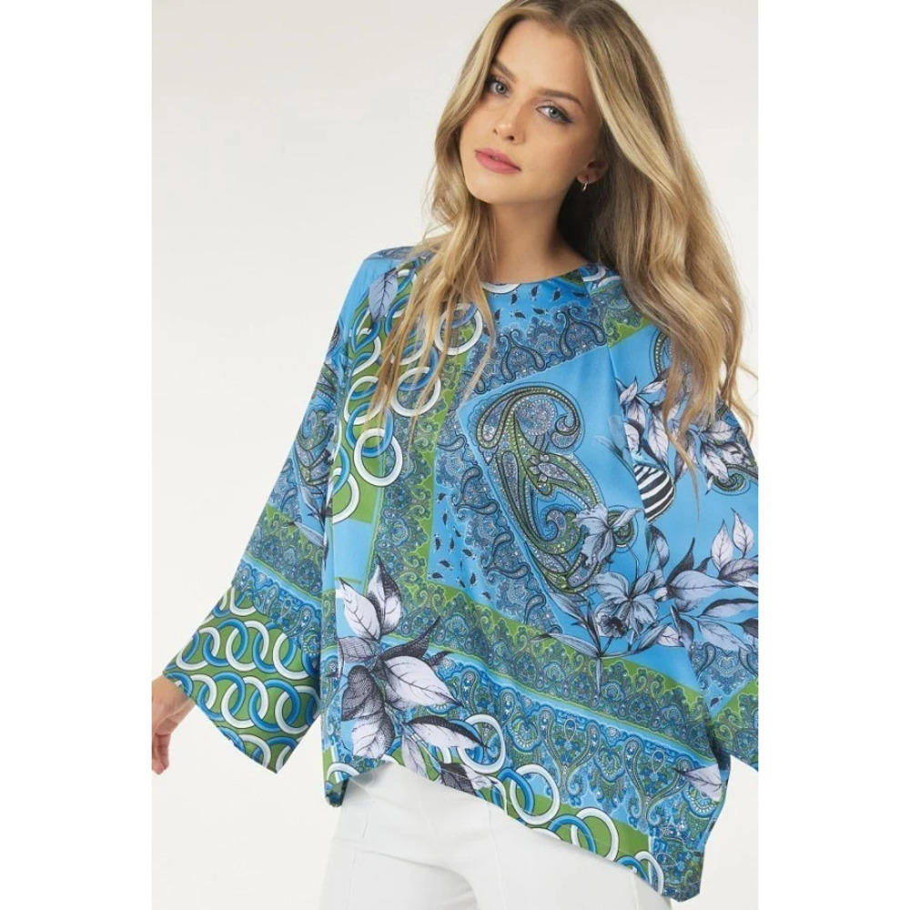 Multi Color Print Top - Picture 4 of 10